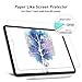 FOJOJO Paperlike iPad Pro 11 Screen Protector, Matte PET Paperlike Film with Face ID for iPad 11 (2018 Release), Compatible with Apple Pencil