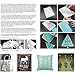 YeulionCraft Self-Adhesive Silk Screen Printing Stencil Mesh Transfers for DIY Halloween Decoration T-Shirt Pillow Fabric Painting Paper (6PCS)