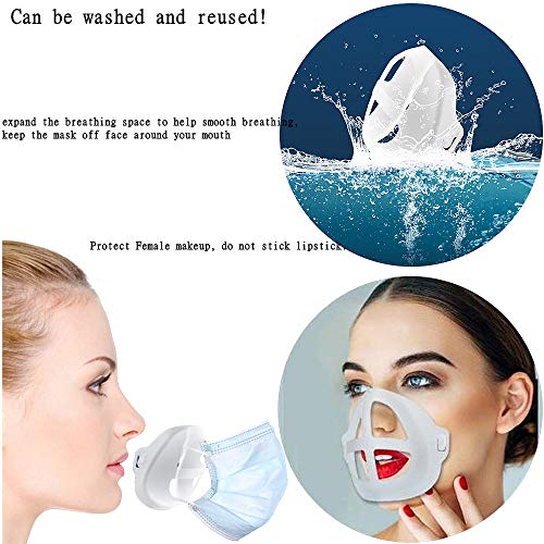 (10 pcs)3D Masks Bracket Protect Lipstick face mask Cool Silicone Bracket Creating More Space for Breathing Reusable Nose and Mouth Mask Holder Bracket
