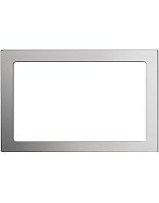 Cadre Pour Micro-ondes 60 X 40 Cm Argenté - Accessoire Cuisine Pratique Et Lavable Au Lave-Vaisselle