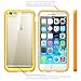 iPhone 6s Case, [Scratch Resistant] i-Blason Clear [Halo Series] Also Fit Apple iPhone 6 Case 6s 4.7 Inch Hybrid Bumper Case Cover (Clear/Orange)
