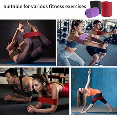 PELLOR Bandas Elasticas Fitness, Set de 3 Bandas de Ejercicios de ...