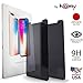 iPhone X Privacy Screen Protector Filter [2-Pack] Ultra Thin Anti Spy Screen Protector Cover Made of Premium Black Japanese Tempered Glass, Bubble Free, Anti Fingerprint, Case Friendly Shield