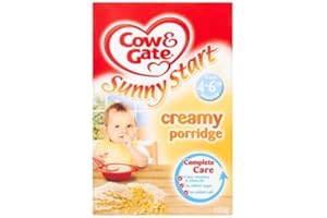 Cow & Gate Sunny Start Creamy Porridge from 4-6m Onwards 6 x 125g