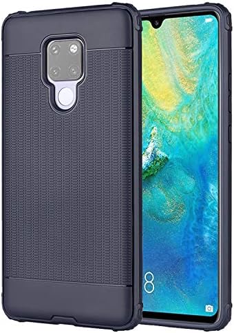 UNIYA Huawei Mate 20 Case, Slim Carbon Fiber TPU Shock Absorption Scratch Proof Anti-Slip Case