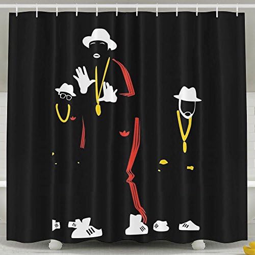 HVSAA Custom Waterproof Bathroom Nothing Better Than Hip Hop Music Shower Curtain Polyester Fabric Shower Curtain Size 60 X 72inch