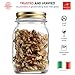 Bormioli Rocco Quattro Stagioni Glass Mason Jars - 12 Pack - (17 Ounce) with Gold Airtight Lid for Canning, Fermenting, Preserving, Storing, Italian Made Glass Jar