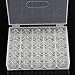 Estone 25pcs Plastic Empty Bobbins Case Fr Brother Janome Singer Sewing Machine