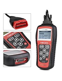kiwitatá escáner OBD2 para auto, herramienta escáner de diagnóstico para motor, computadora con códigos de error para limpiar para Toyota Ford Benz GM BMW Nissan, todos los autos con protocolo OBD2 desde 1996, KW808