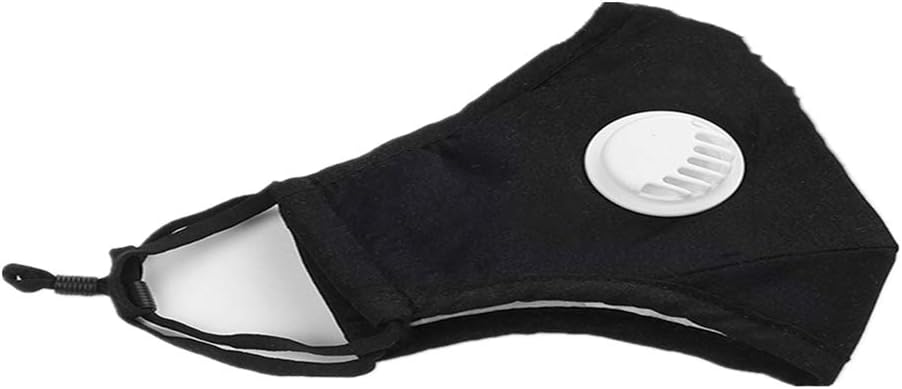 hfrhkudl Reusable Washable Cotton Face Cover with Breathing Valve