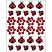 Creative Converting 40519 Ladybug Design Fancy Stickers