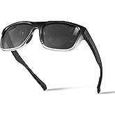 ACBLUCE Polarized Sunglasses for Men Women, Idea for Driving Fishing Golf Sport Running Glasses, TR90 Frame UV400 Protection