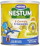 Nestum Baby Cereal - 5 Cereals - 10.6 oz