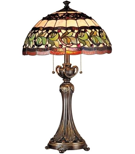 Dale Tiffany TT12232 Zenia Rose Table Lamp, 16.25