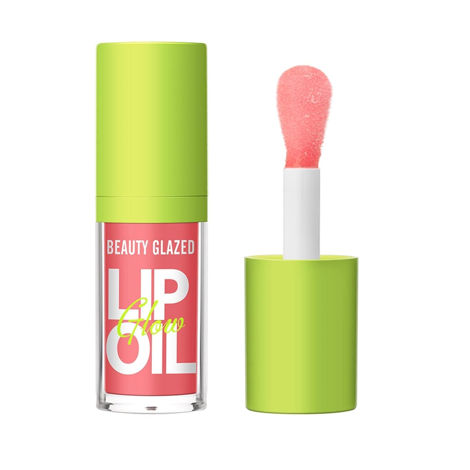 Big Brush Head Pink Moisturizing Jelly Lip Gloss Oil Long Lasting Liquid Lipsticks Non-stick Cup Lip Tint Lip Glaze Fresh Texture (#102) — image 1