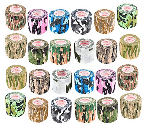 360PetSupplies | BLOG | 2 Inch Self Adhesive Medical Bandage Wrap Sport Tape (Camo Variety) (24 Rolls) Self Adherent Cohesive First Aid Sport Flex Wrist Ankle Knee Sprains and Swelling