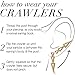 Humble Chic Triangle Ear Climbers - Arrow Shaped Cutout Ear Cuff Crawler Stud Earrings, Safe for Sensitive Ears, White Rhodium Triangle, Silver Tone Plated, Hypoallergenic