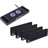 Alphacool Apex RAM X4 Water Cooler and Core DDR5-RAM Module (4-Pack) Bundle, Black