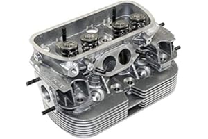Marketplace Auto Parts Complete Cylinder Head - Compatible with 1971-1978 VW Volkswagen Beetle 1.6L H4 Dual Port 1600cc