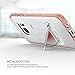 Galaxy S7 Edge Case, OBLIQ [NaKED SHIELD][Rose Gold][Metal Kickstand] Slim Fit Crystal Clear Scratch Resist Heavy Duty Protection Dual Layer Case for Samsung Galaxy S7 Edge