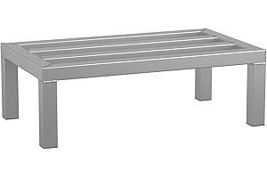 Krollen Industrial 24'' x 14'' x 8'' Aluminum Dunnage Rack - 1300 lb. Capacity