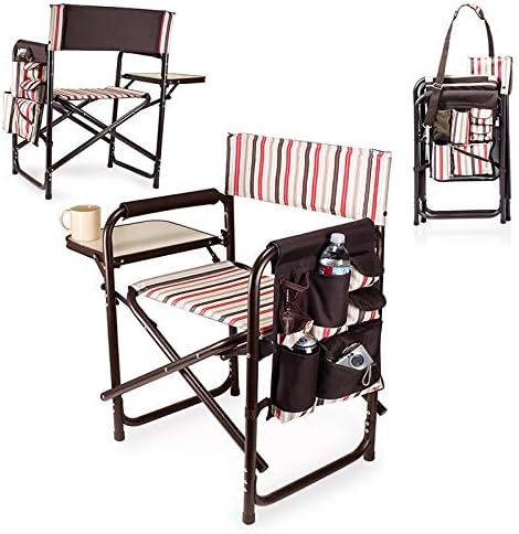 Amazon Com Picnic Time Outdoor Decorative Portable Sports Chair Moka Collection Sports Outdoors