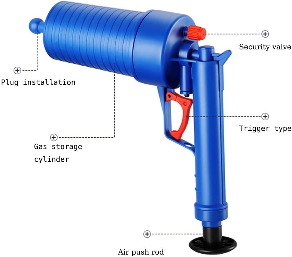 Drain Cleaning Equipment Air Power Drain Blaster High Pressure Powerful