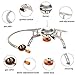 Outry 3500W Foldable Camping Gas Stove with Piezo Ignition, Outdoor Windproof Portable Backpacking Stove Cooking with Carrying Case Box (3500W)