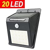 Sogrand 20 LED,Solar Lights Outdoor,Motion Sensor Light,Security Light,for Garden Path Wall Walkway Patio Deck Shed Fence Pathway
