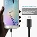 Micro USB Cable, Cambond 10FT Double-Sided Reversible A Male to Micro B Sync and Charging Cable Braided, Using for Micro USB Connecting Devices(Black)