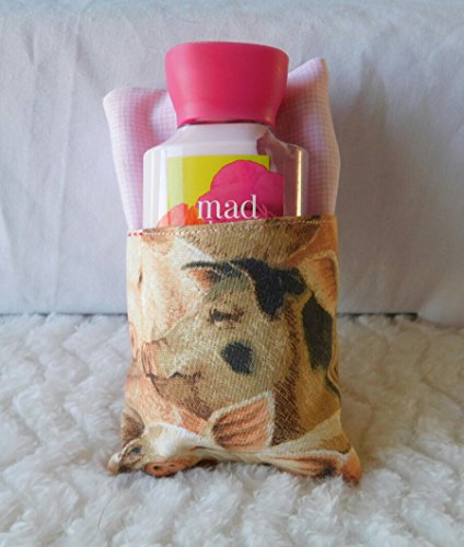 Handmade Small Pig Pink Accessory Case Eyeglasses Tissue Pink