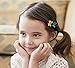 Fireboomoon 30pcs Girls Rabbit ears Shaped Mini Hair Claws Hair Bangs Hair Pin For Little Girls Mix Colored mini jaw clips,bows for girls,mini hair claws,goody barrettes,claw clip,hair claws for girls