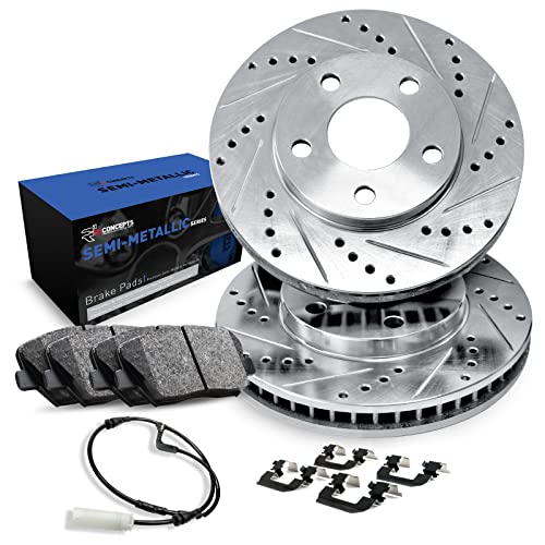 R1 Concepts Front Brake Kit Fits 2010-2013 BMW X5; 2016-2018 BMW X5| Semi Met P…