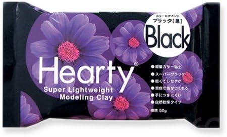 Padico Self-hardening ultra-light clay Hearty Black x50g