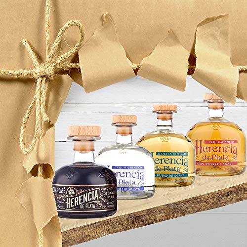 Herencia de Plata Tasting Set, 100% Agave, 4 x 0,05 Liter – Bild 3