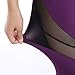 Workout Leggings High Waist Black Mesh Capri Yoga Pants with Pocket for Women