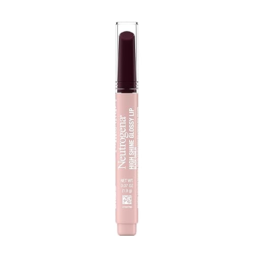 Neutrogena High Shine Glossy Lip, Nourishing Lip Gloss with Maracuja Oil, Antioxidant Vitamin E & Vitamins, Non-Retractable, Buildable Pigmented Color, Black Dahlia, 0.07 Oz - Amazon deal for $5.00