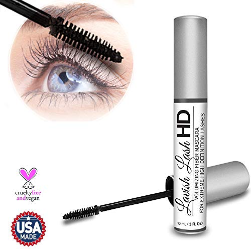 Lavish Lash HD by Hairgenics -&nbsp;Ultra-Premium Volumizing Fiber Mascara for Extreme High Definition Lashes.