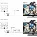 Wsky 60-100 Miles Transparent Digital HDTV Antenna - Best HDTV Antenna Indoor - Upgraded Silver Paddle Extremely High Reception - Support 1080P 4K Super Fun and Free for Life!