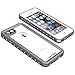 ImpactStrong Compatible with iPhone 7/8 Case, Waterproof Case [Fingerprint ID Compatible] Slim Full Body Protection - Gray/Clear