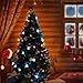 JOYIN Christmas Set of 12Pcs Spun Angel Ornament, Clear Angel Hanging Ornaments with LED Lights for Christmas Tree Decorations, Xmas Party Favor