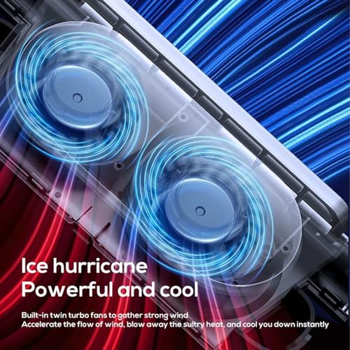 Car Seat Fan for Backseat for Kids, Mini Portable Battery Operated Back Seat Baby Quiet Headrest Neck Cooling AC Fan with 3 Adjustable Wind Speeds for All Cars Vehicle RV Truck