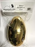 Gold Easter Egg 5.5 Inch Great Surprise Egg Empty Fillable Egg Hunt Prize - Metallic (Exclusively by Abundant Gifts)