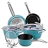 CUSIBOX-Cookware-Set-Ceramic-Nonstick-Pan-Pot-Set-8-Piece-Stock-Pot-Frying-Pan-Saucepan-Casserole-Saute-Pan-Glass-Lid-Induction CUSIBOX Cookware Set Ceramic Nonstick Pan & Pot Set 8 Piece, Stock Pot, Frying Pan, Saucepan, Casserole, Saute Pan Glass…