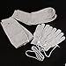 GoNear Conductive Electrode Massage Gloves + Socks + Kneepads use with TENS EMS Machine,