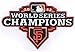 2012 San Francisco Giants World Series Champions Champs Patch 100% Official MLB Licensed