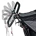 BOB Revolution Flex Duallie 2.0 Jogging Stroller - Up to 100 pounds - UPF 50+ Canopy - Adjustable Hadlebar, Lagoon