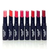 8pc Nabi Cosmetics Professional Selected Lipstick set of 8 Amazing Colors