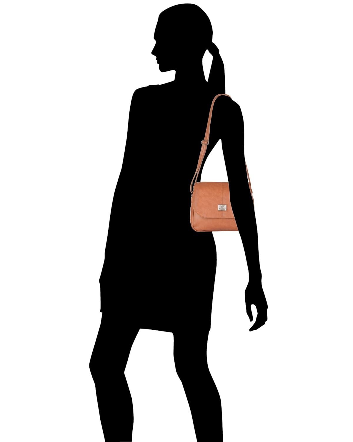 fostelo stylish women's handbag (tan) ()