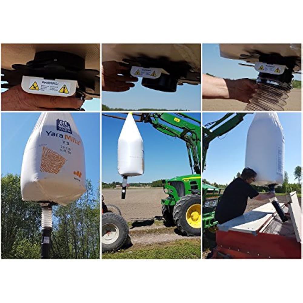 Big Bag Dispenser / 3 X Valve Pack/FIBC Bulk Unloader Industrial